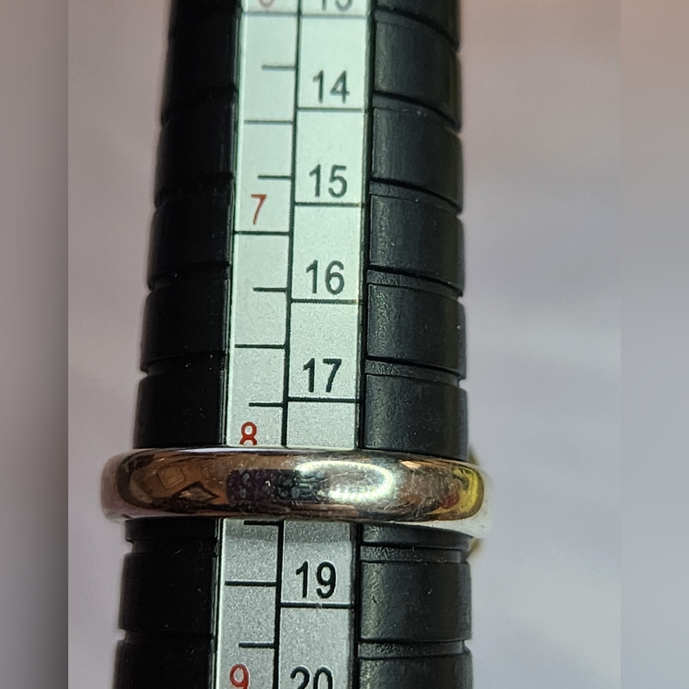 Contemporary Turquoise and Sterling Ring - Picture 4 of 5
